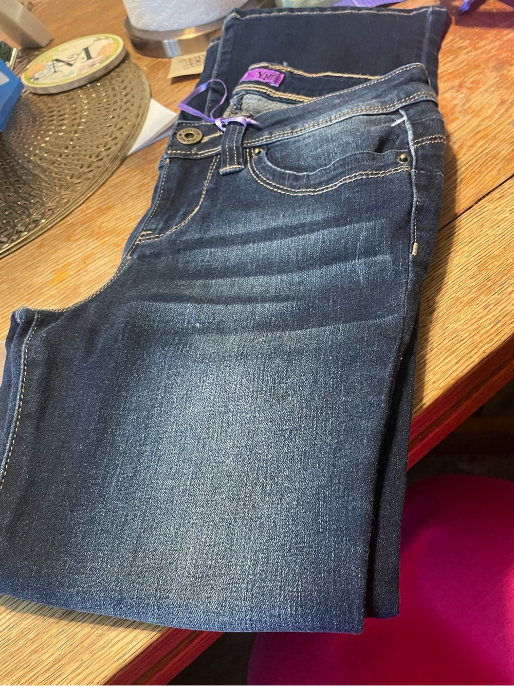 Girls Dark Wash YMI Stretch Jeans